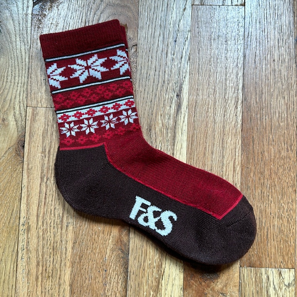 F&S Thick Outdoor Red Cabin Socks